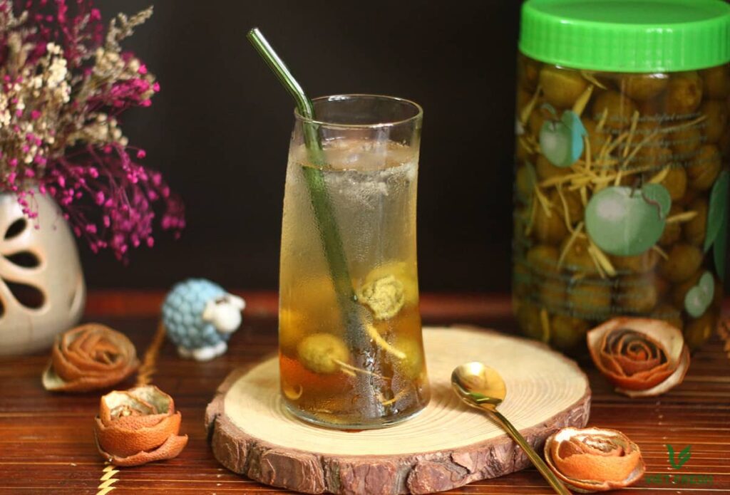 Sấu ngâm đương thức uống thơm ngon mùa hè Sấu ngâm đương thức uống thơm ngon mùa hè
